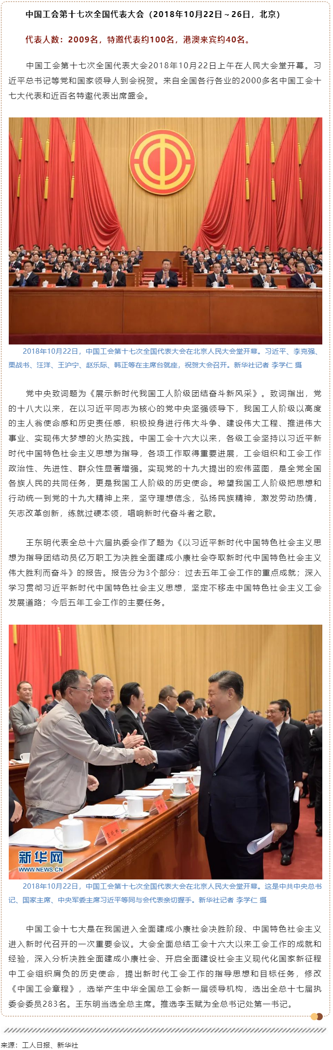 工運(yùn)檔案｜中國(guó)工會(huì)第十七次全國(guó)代表大會(huì)（2018年10月22日～26日，北京）.png