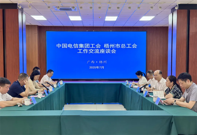 中國(guó)電信集團(tuán)工會(huì)調(diào)研組到梧州市調(diào)研工會(huì)工作