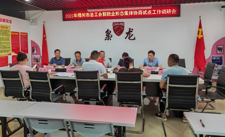 梧州市總工會開展新就業(yè)形態(tài)集體協(xié)商試點工作調(diào)研